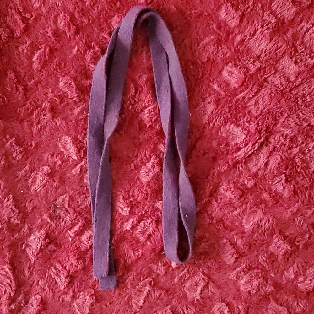 5/10$ dark purple knit belt